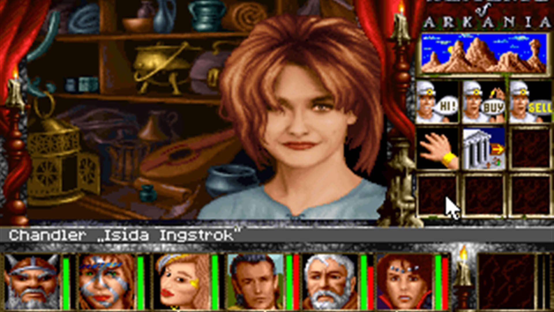 Screenshot for Realms of Arkania III: Shadows over Riva
