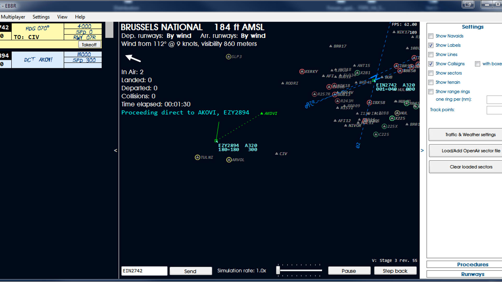 Screenshot for Global ATC Simulator