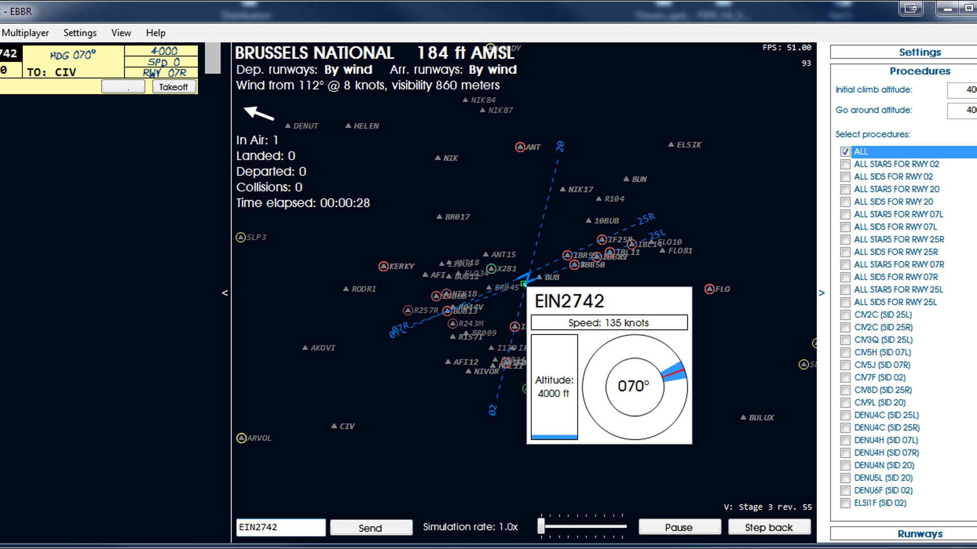 Screenshot for Global ATC Simulator