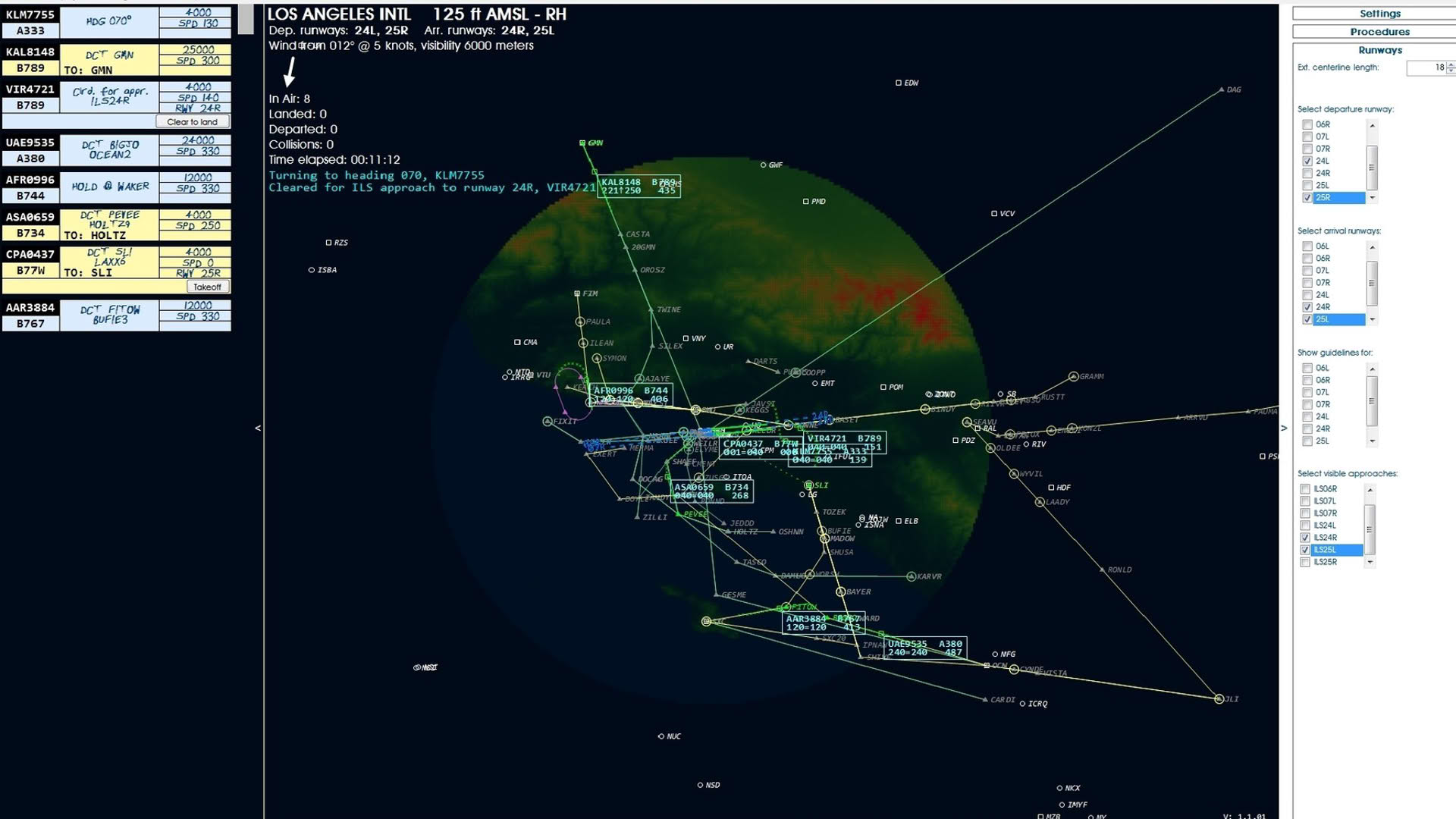 Screenshot for Global ATC Simulator