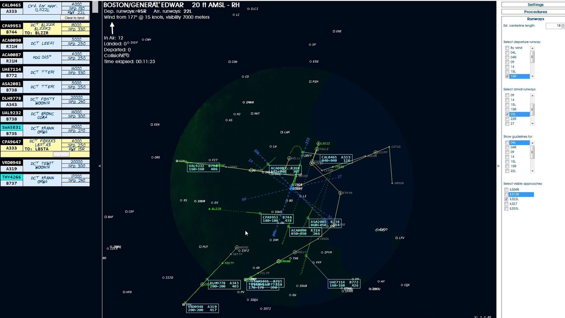Screenshot for Global ATC Simulator