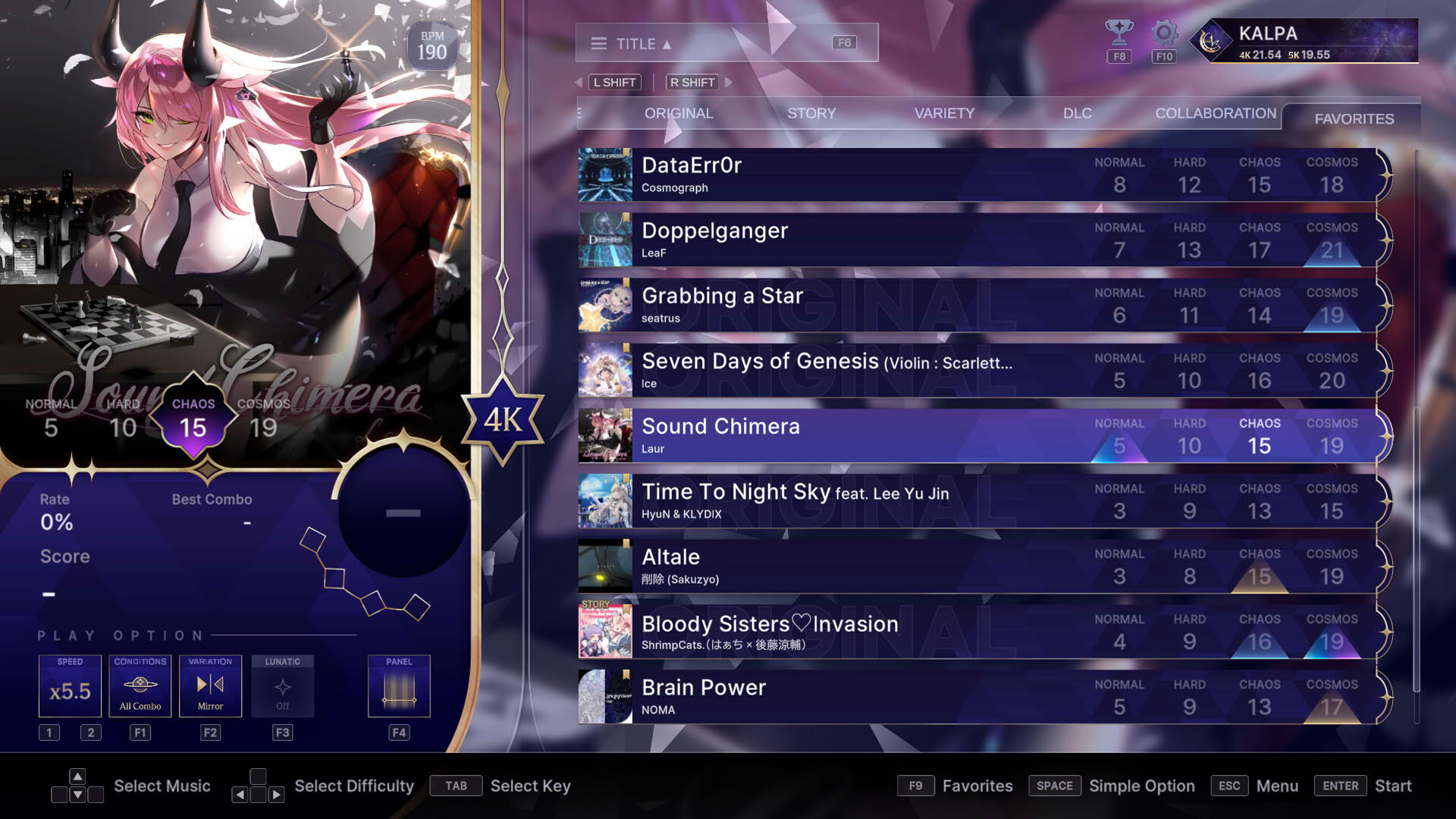Screenshot for Kalpa: Cosmic Symphony