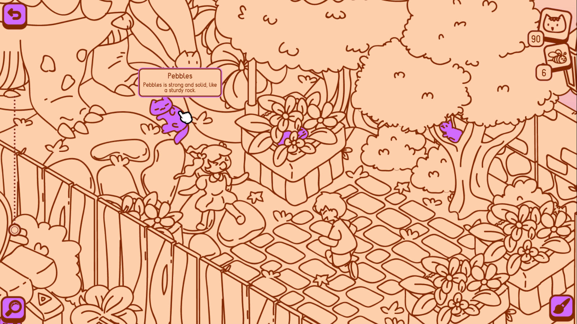 Screenshot for Cats and Seek: Dino Park