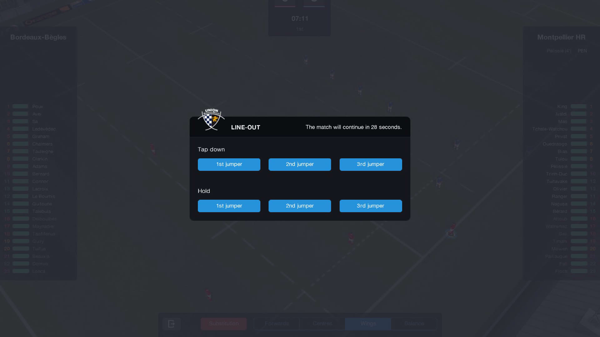 Screenshot for Pro Rugby Manager 2015