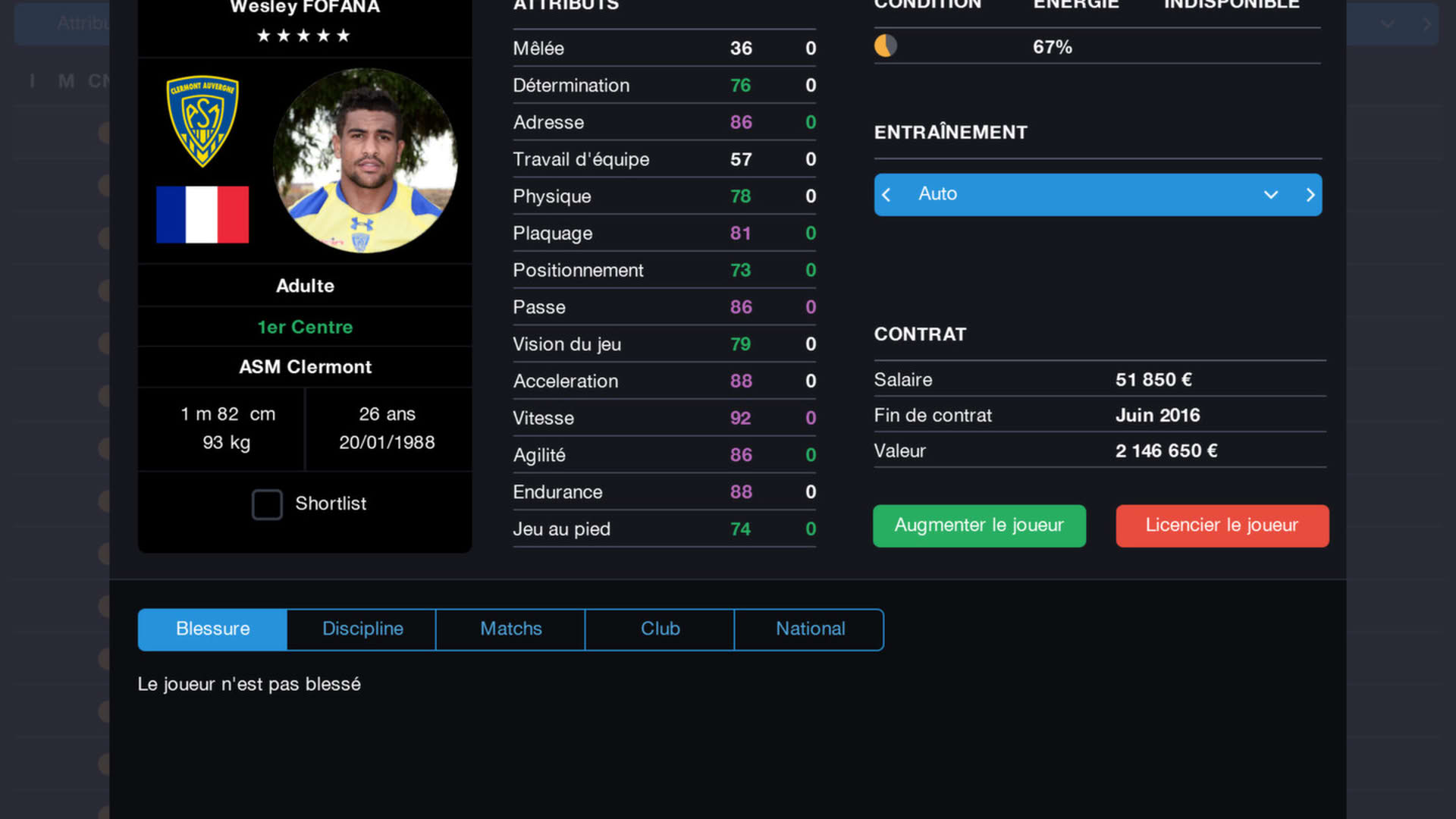 Screenshot for Pro Rugby Manager 2015