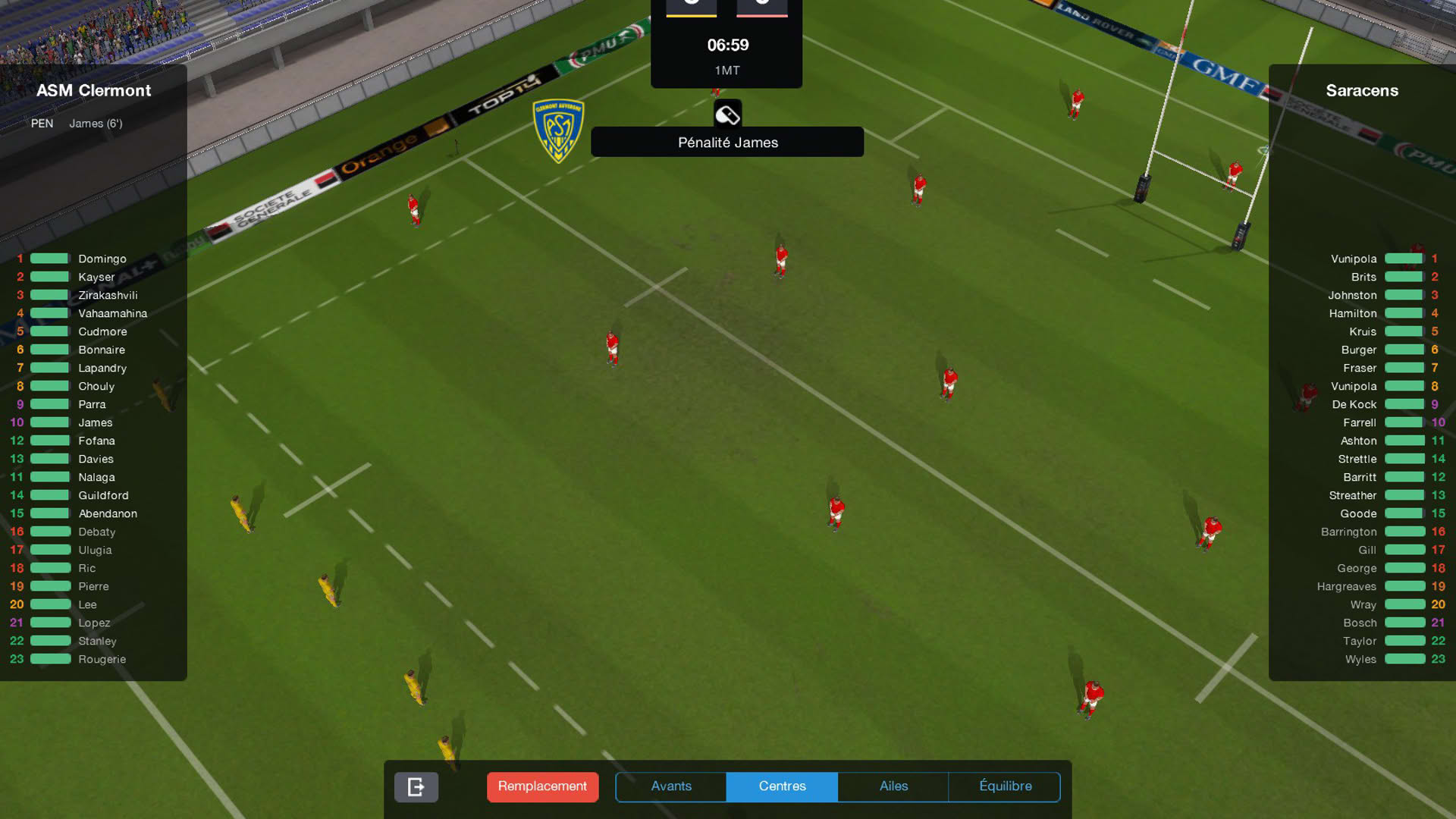 Screenshot for Pro Rugby Manager 2015