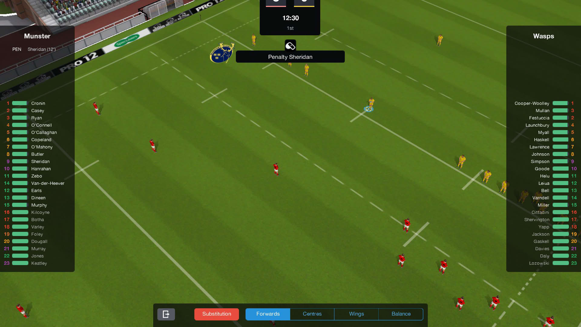 Screenshot for Pro Rugby Manager 2015