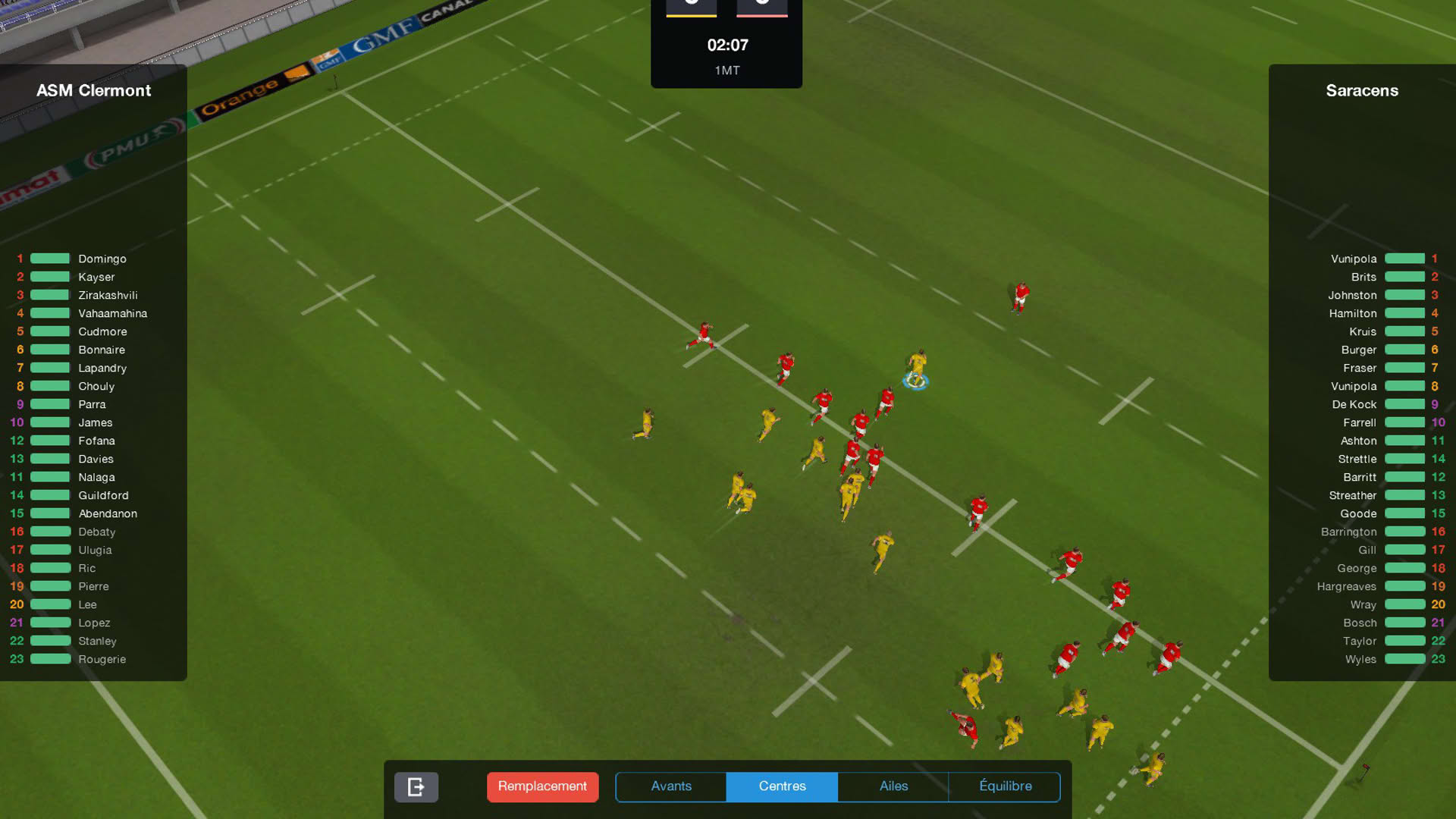 Screenshot for Pro Rugby Manager 2015