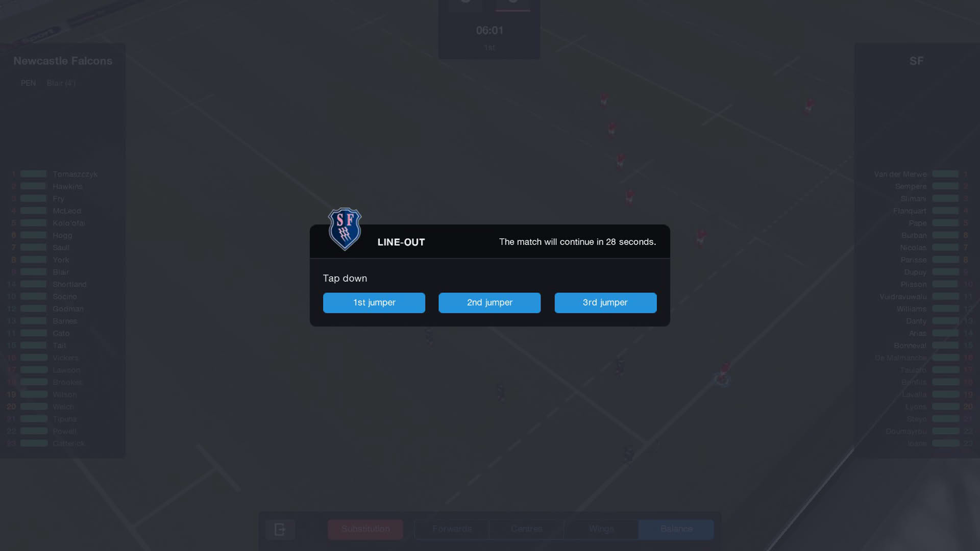 Screenshot for Pro Rugby Manager 2015