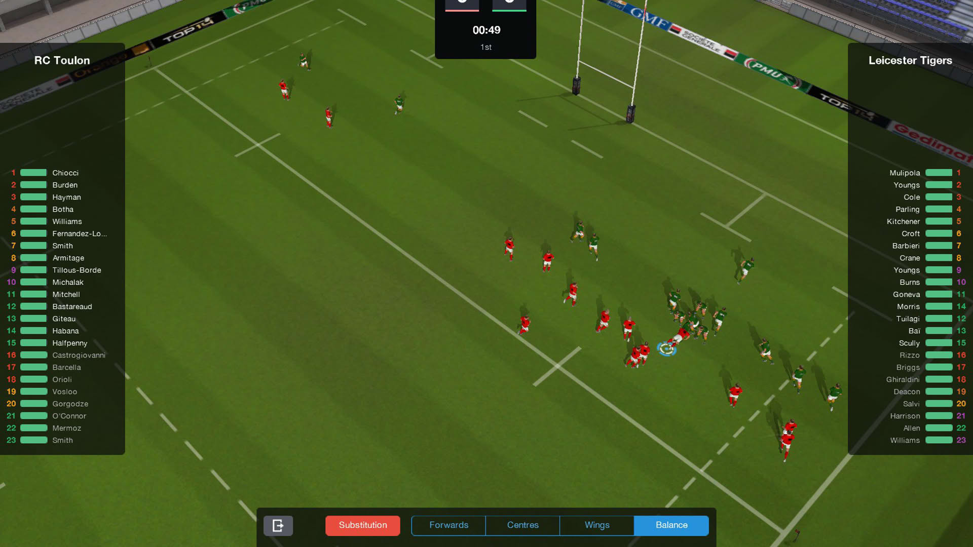 Screenshot for Pro Rugby Manager 2015