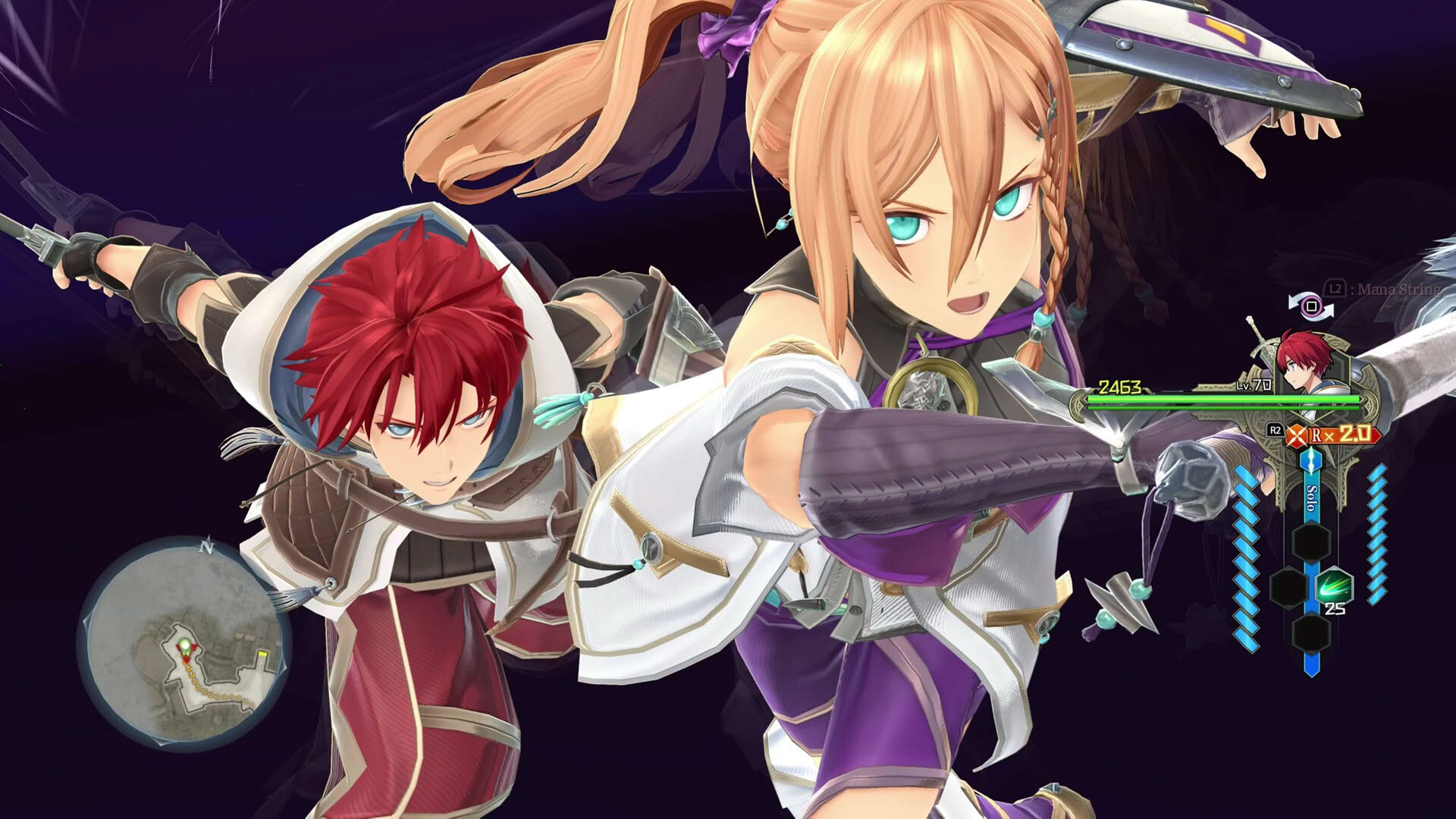 Screenshot for Ys X: Nordics