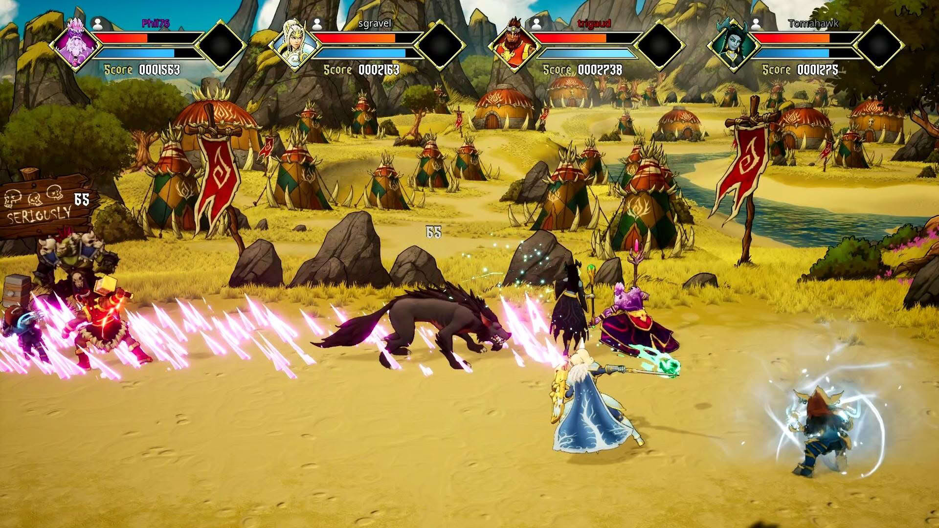 Screenshot for Heroes of Mount Dragon