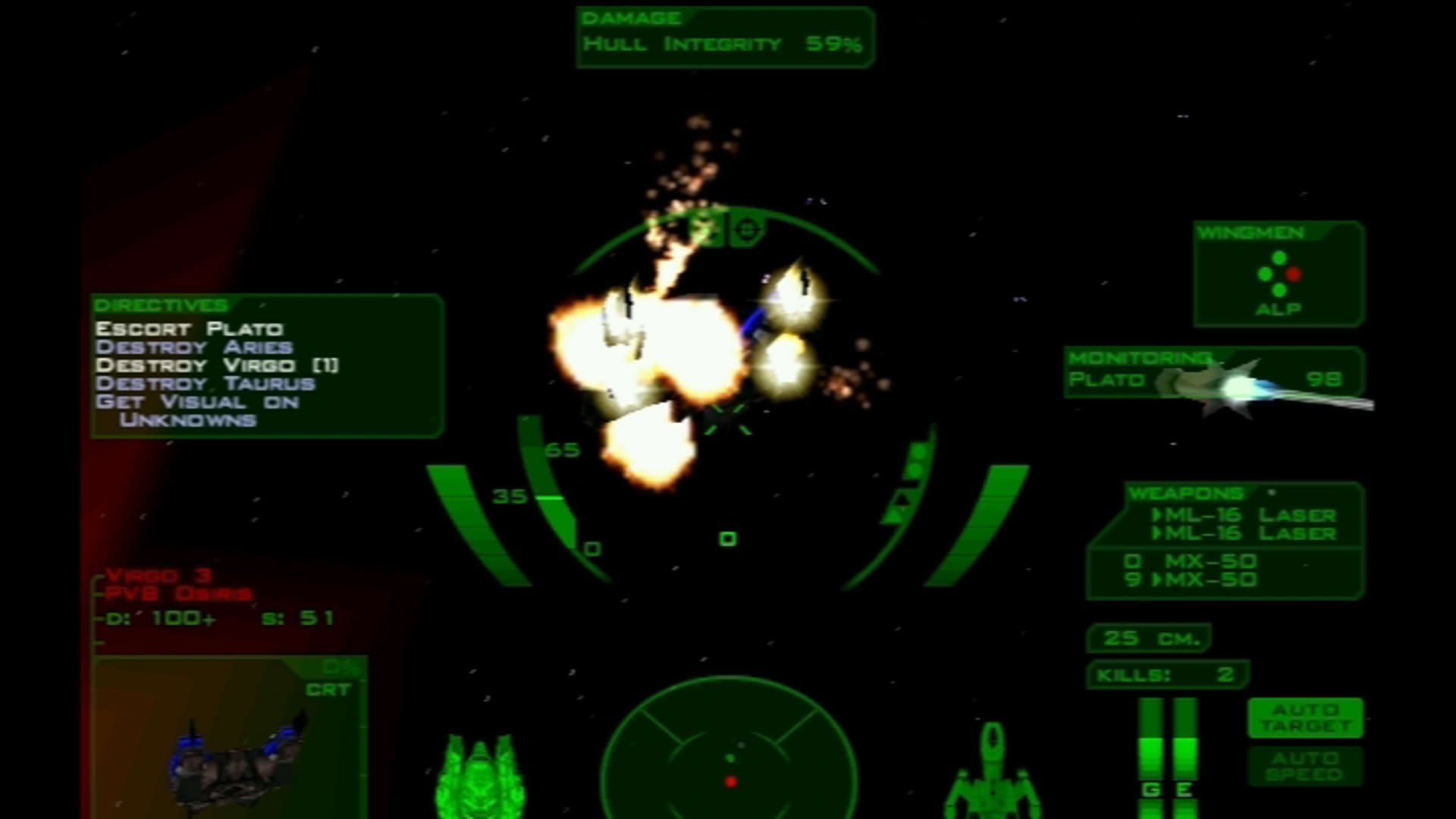 Screenshot for Descent: Freespace - The Great War