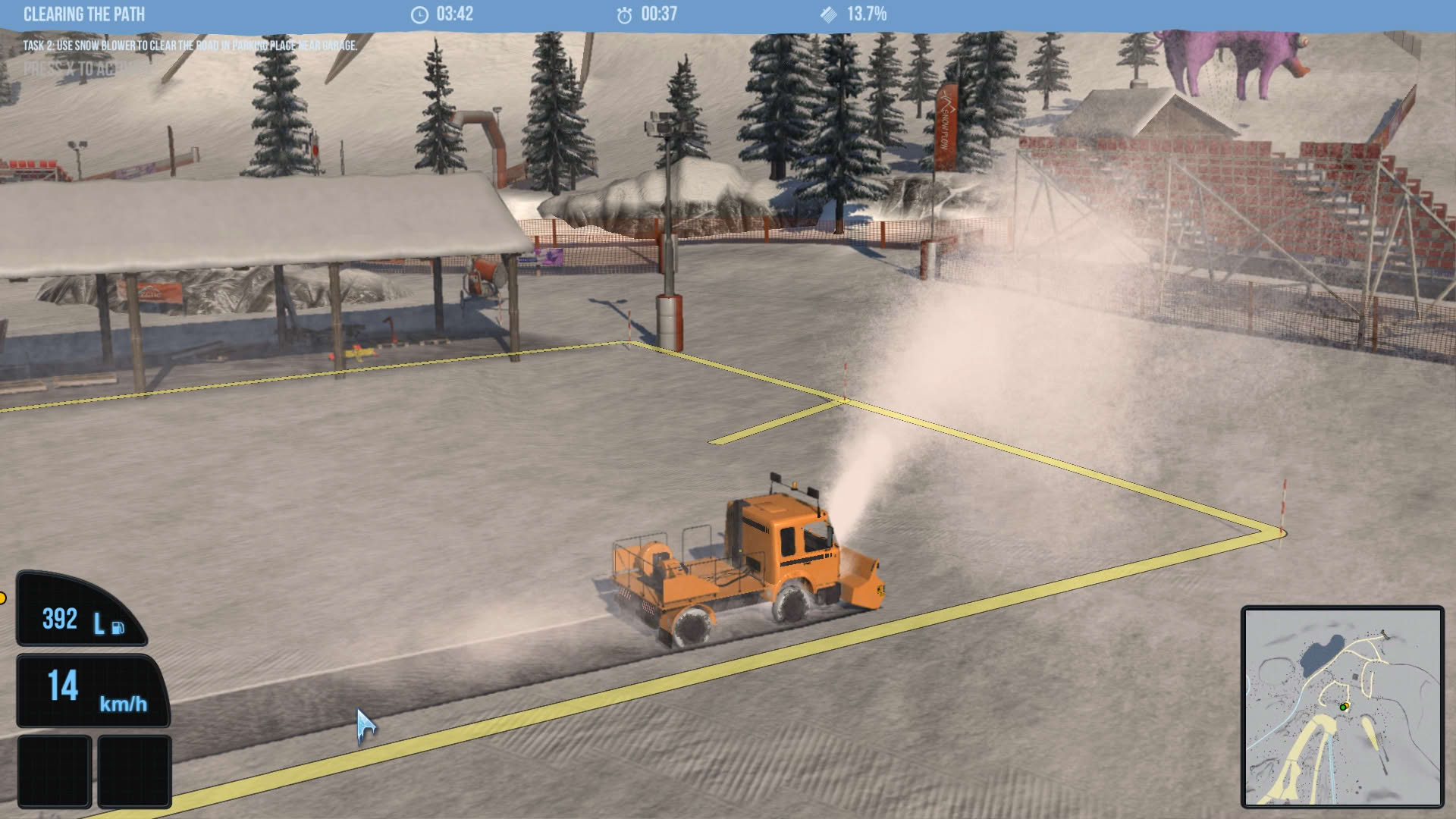 Screenshot for Snowcat Simulator