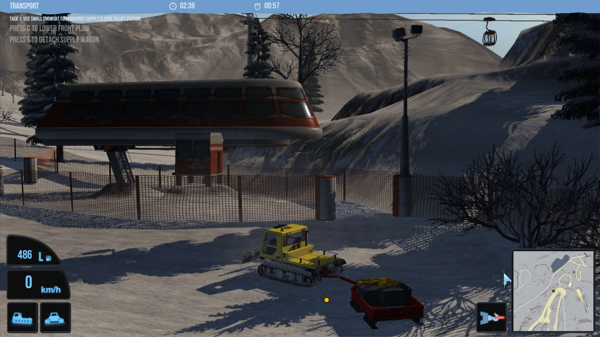 Screenshot for Snowcat Simulator