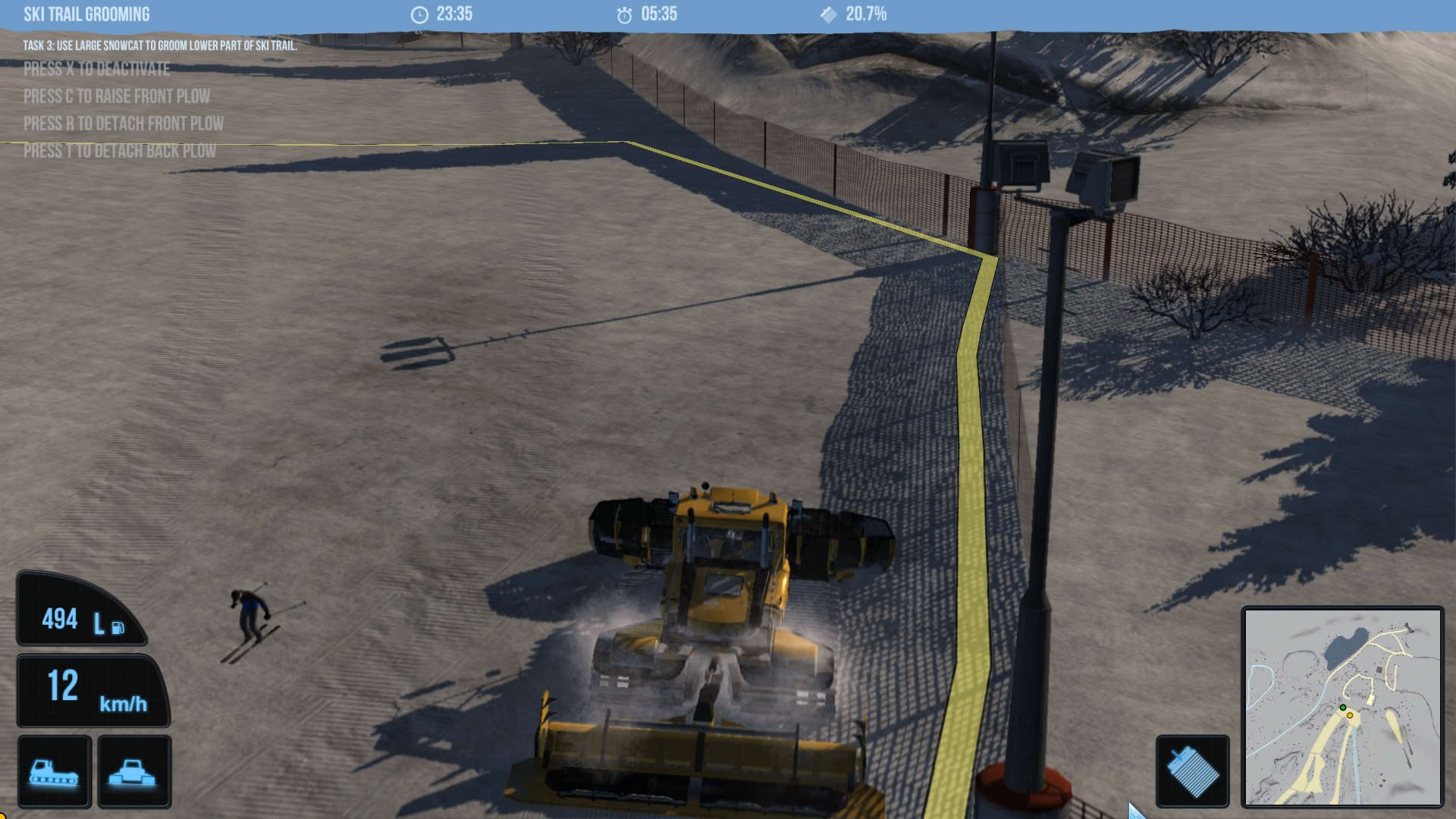 Screenshot for Snowcat Simulator