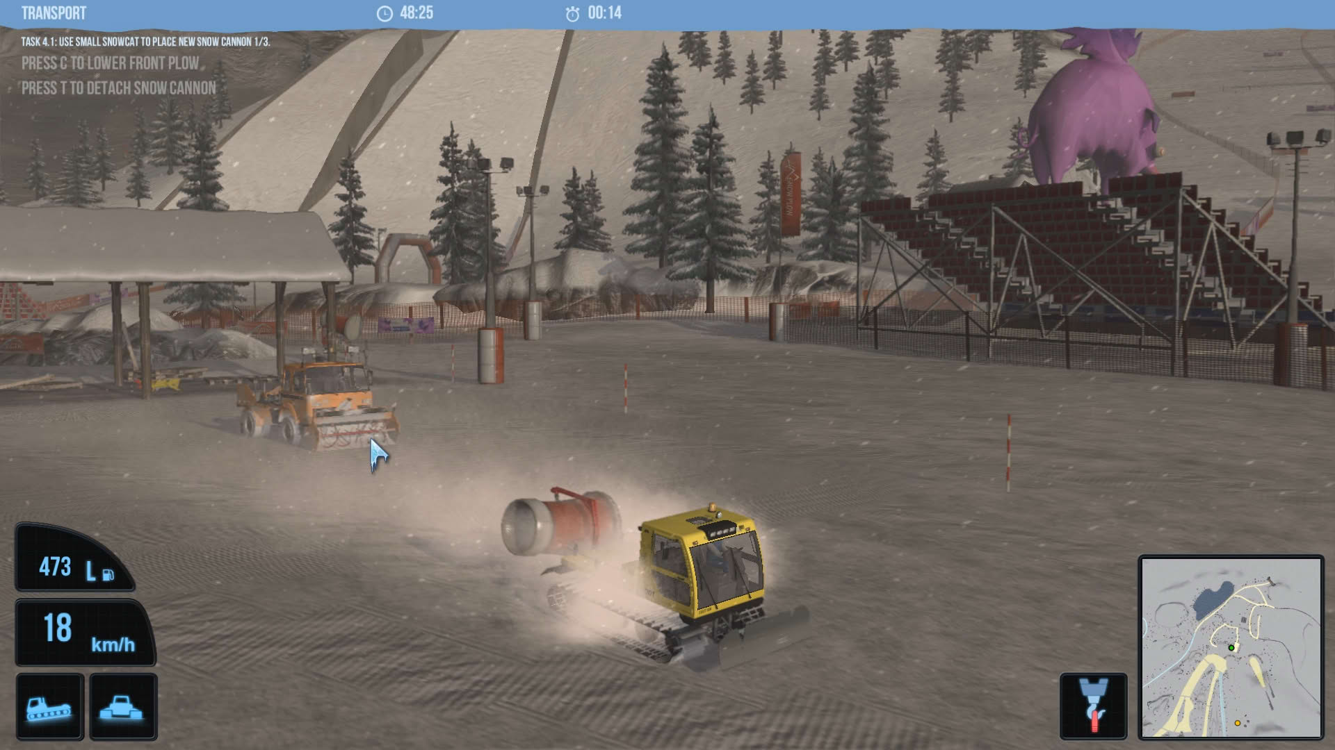 Screenshot for Snowcat Simulator