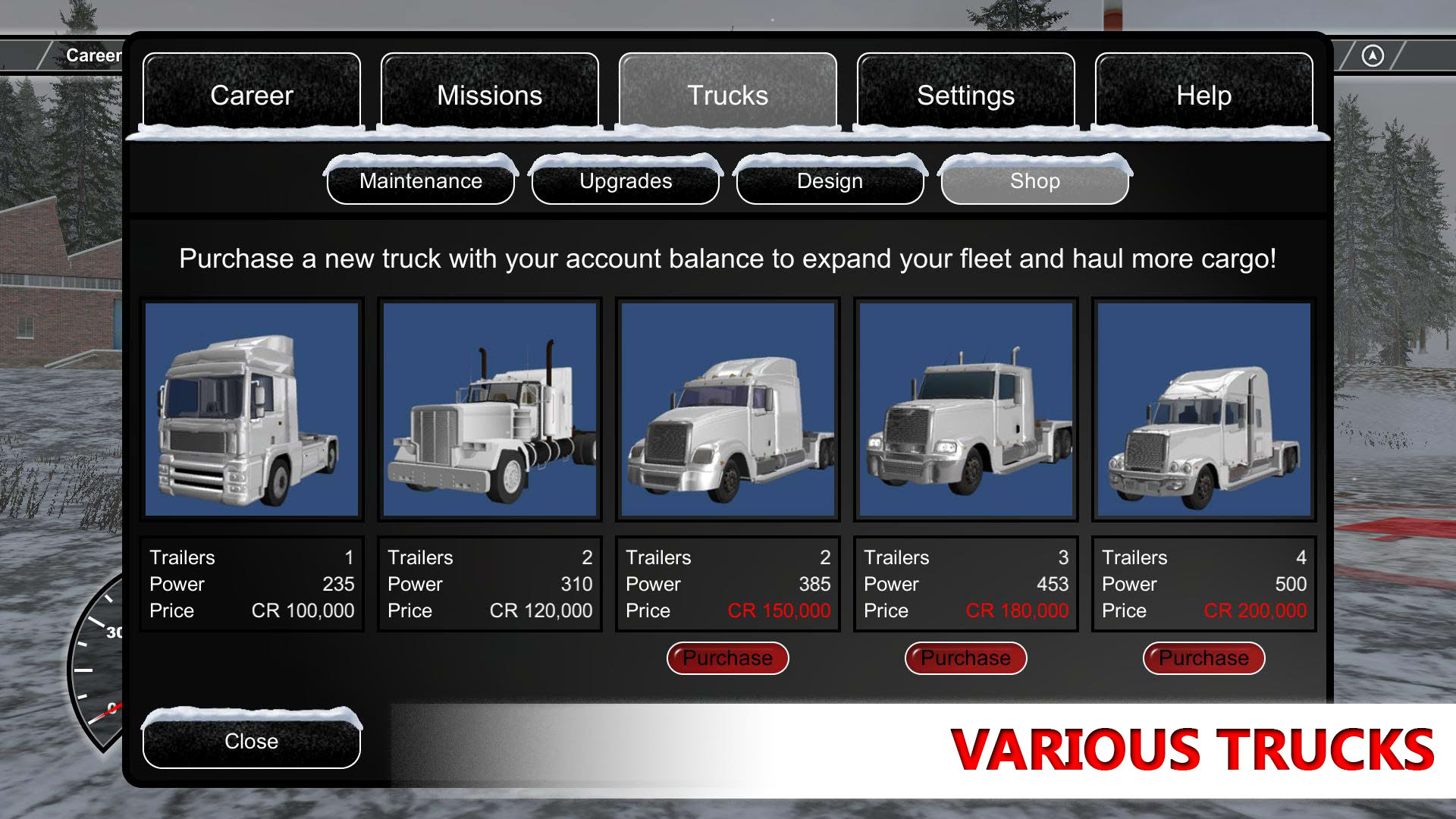 Screenshot for Arctic Trucker Simulator