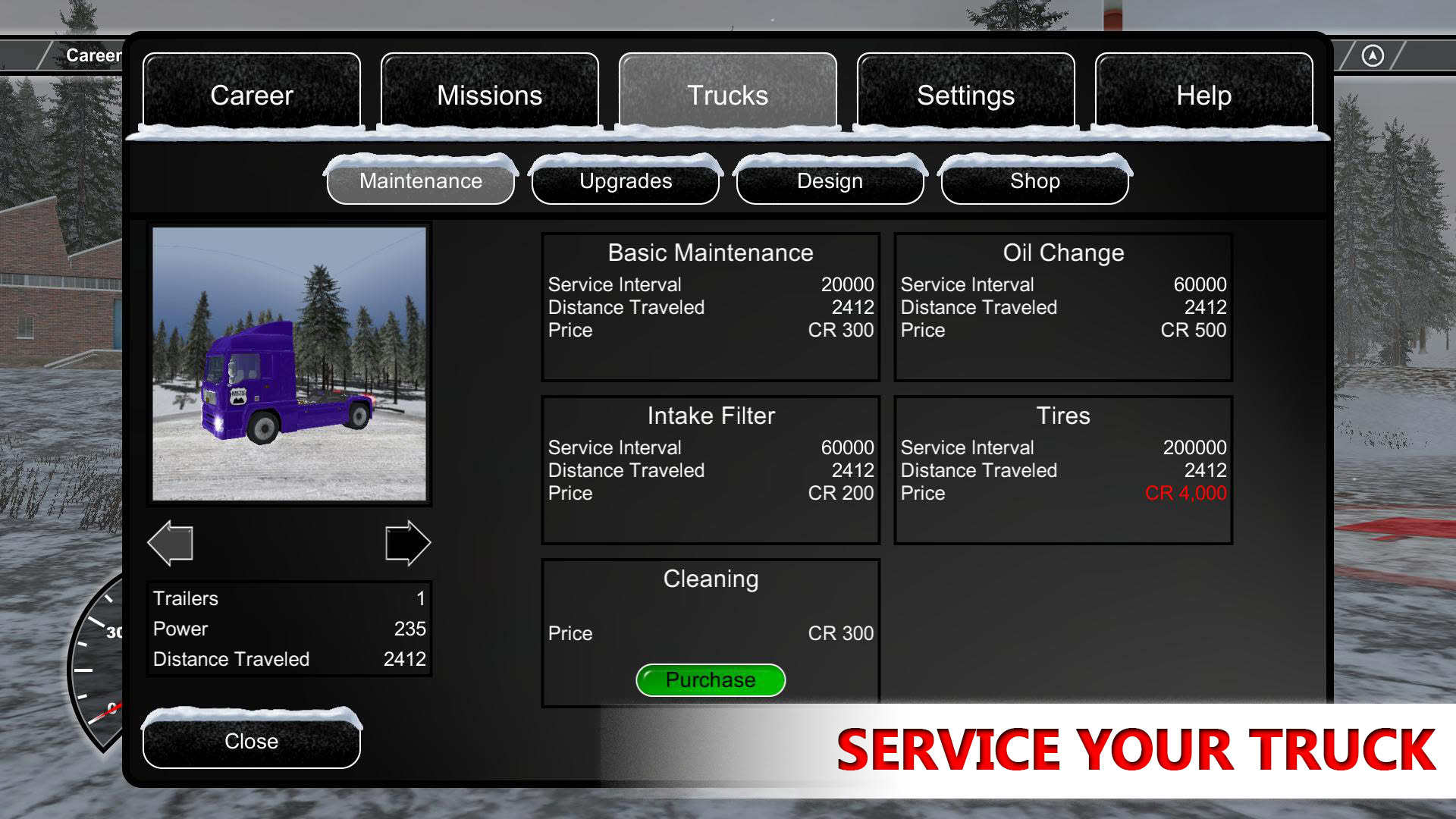 Screenshot for Arctic Trucker Simulator