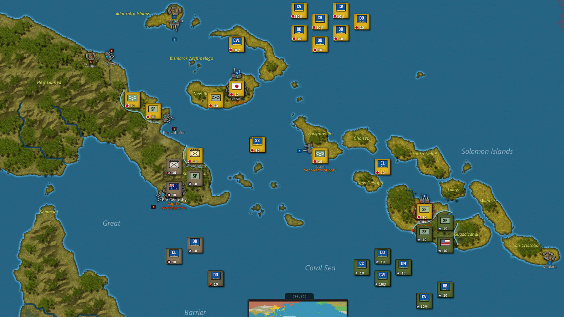 Screenshot for Strategic Command WWII: War in the Pacific
