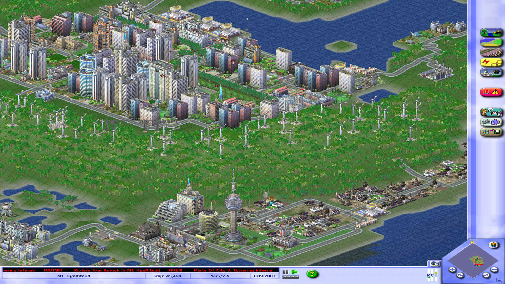 Screenshot for SimCity 3000