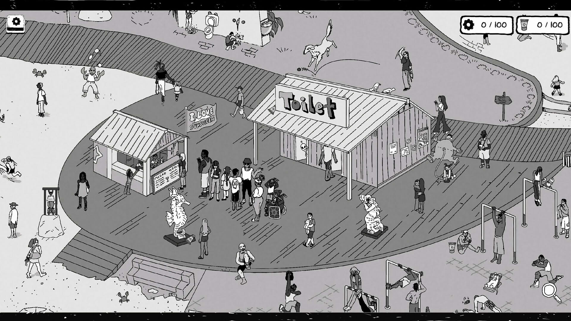 Screenshot for 100 Hidden Kooky: Sand & Sun