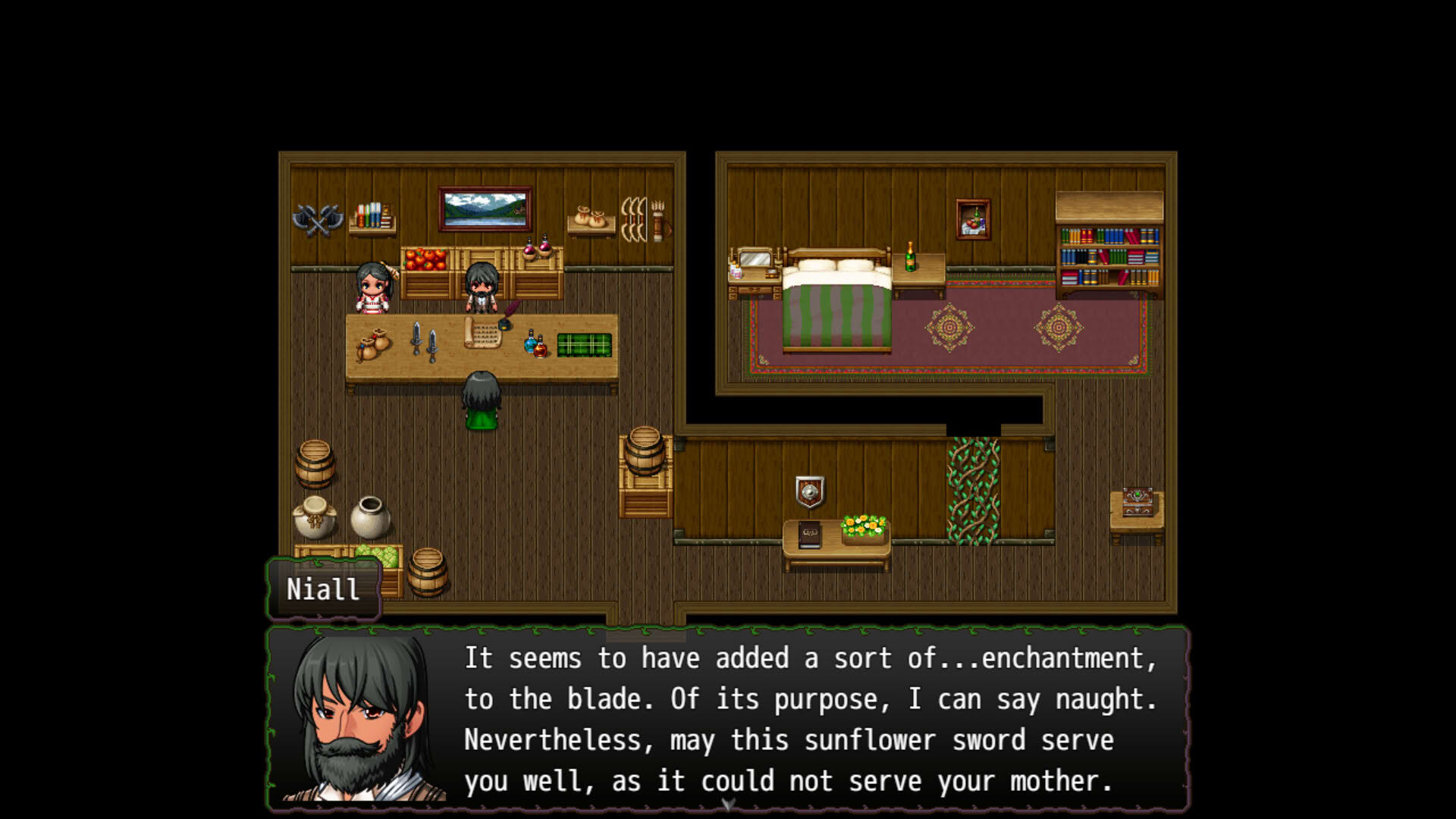 Screenshot for Sunflowers and the Goddess of Death