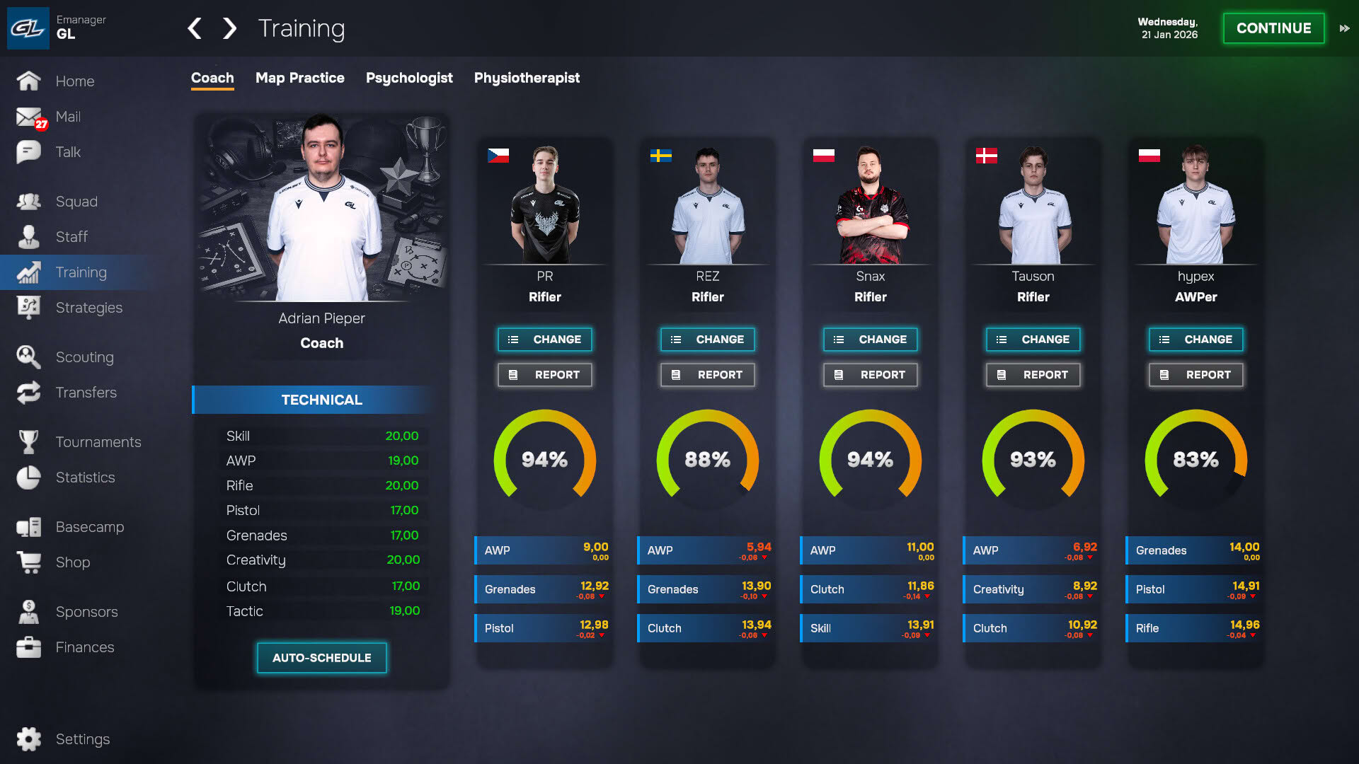Screenshot for Esports Manager 2026