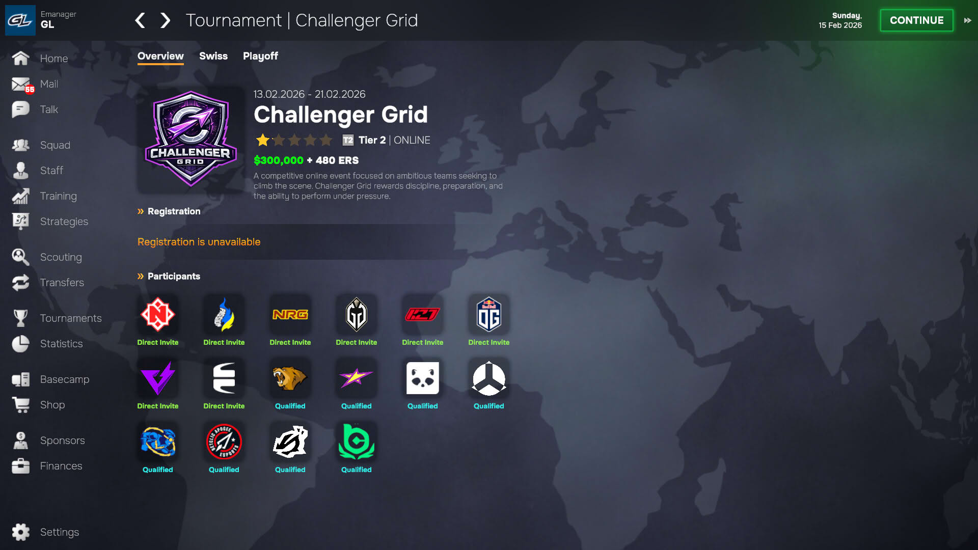 Screenshot for Esports Manager 2026