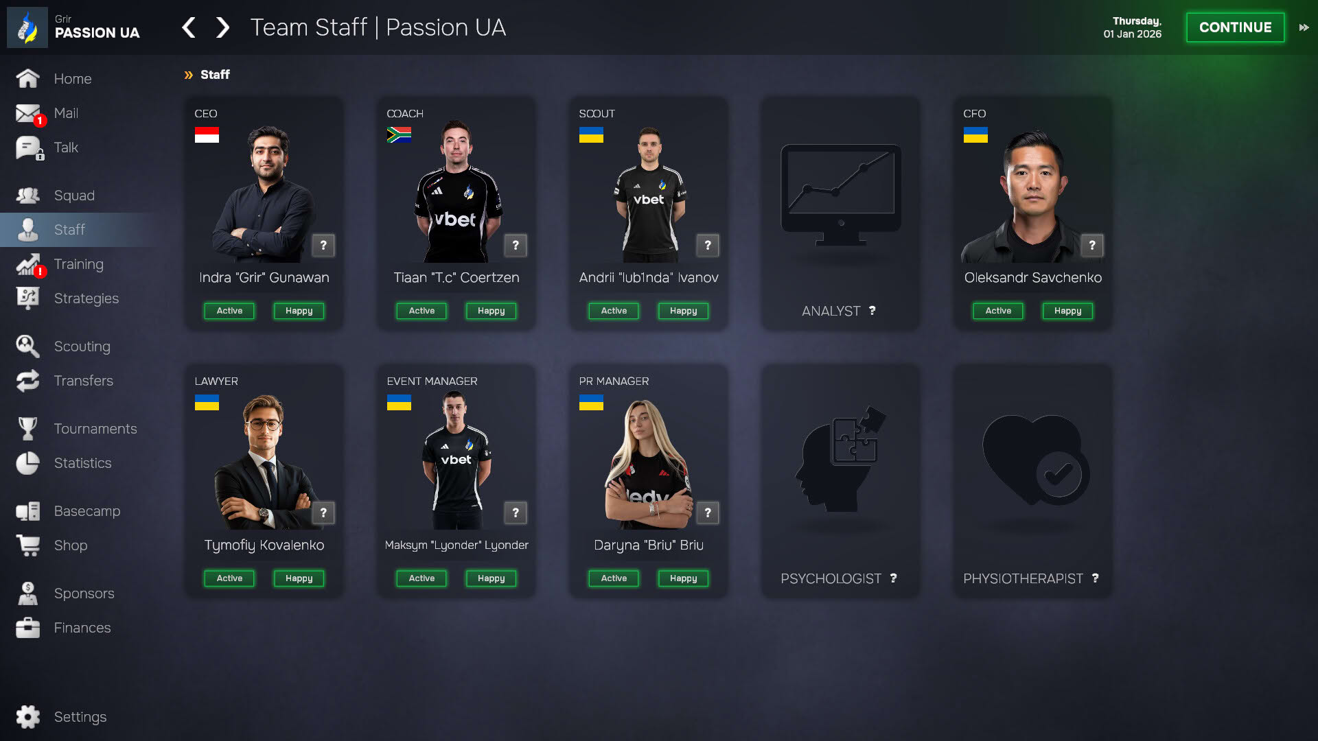 Screenshot for Esports Manager 2026
