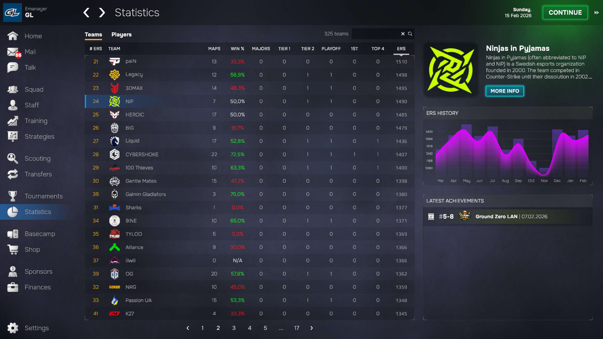 Screenshot for Esports Manager 2026