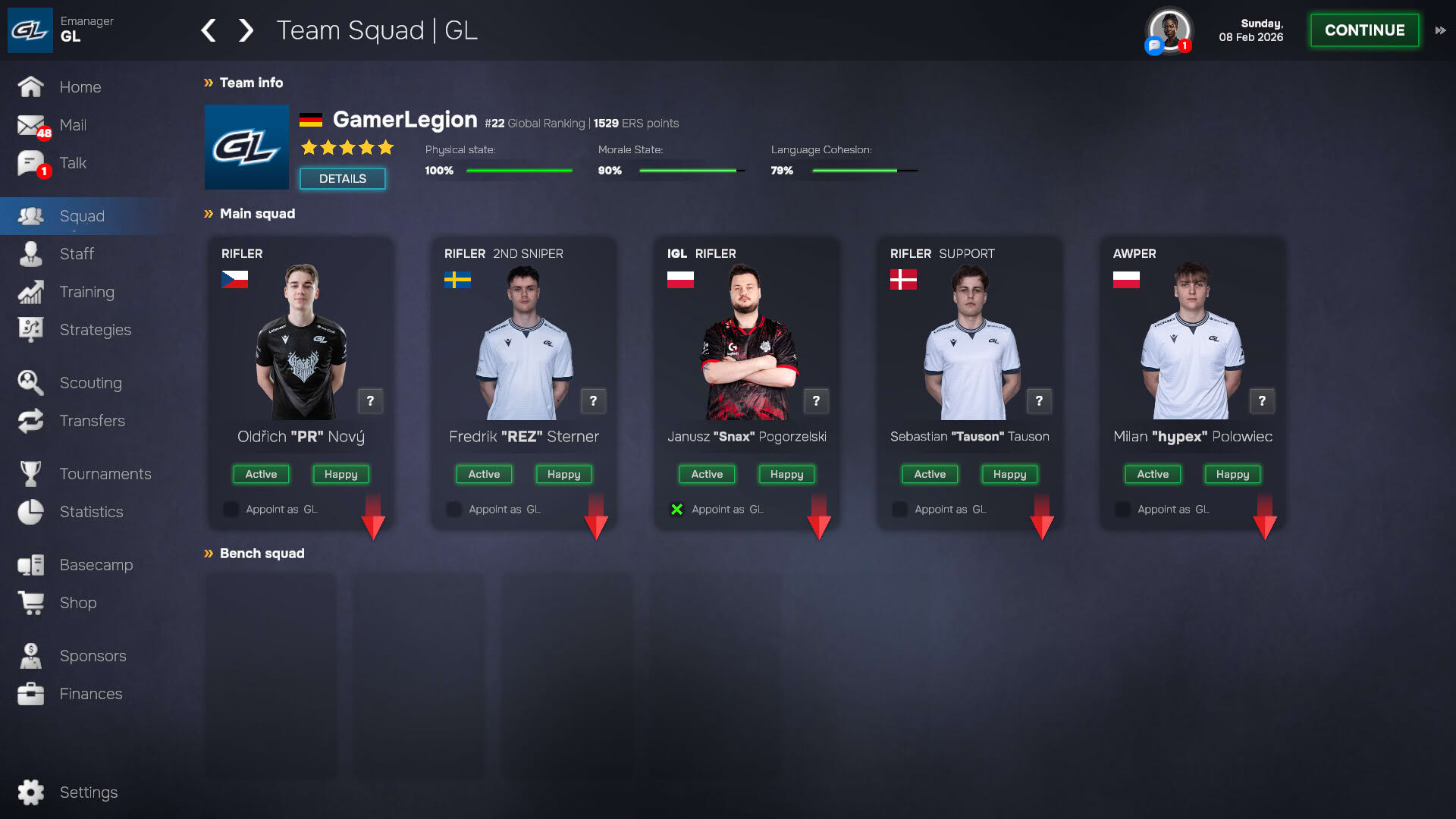 Screenshot for Esports Manager 2026