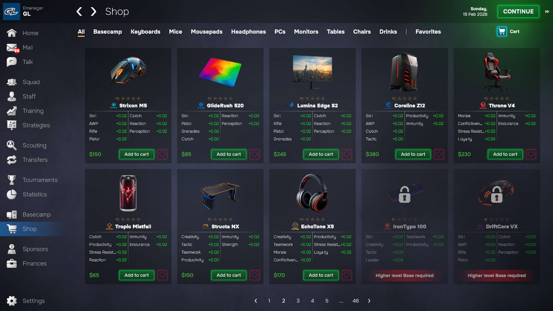 Screenshot for Esports Manager 2026