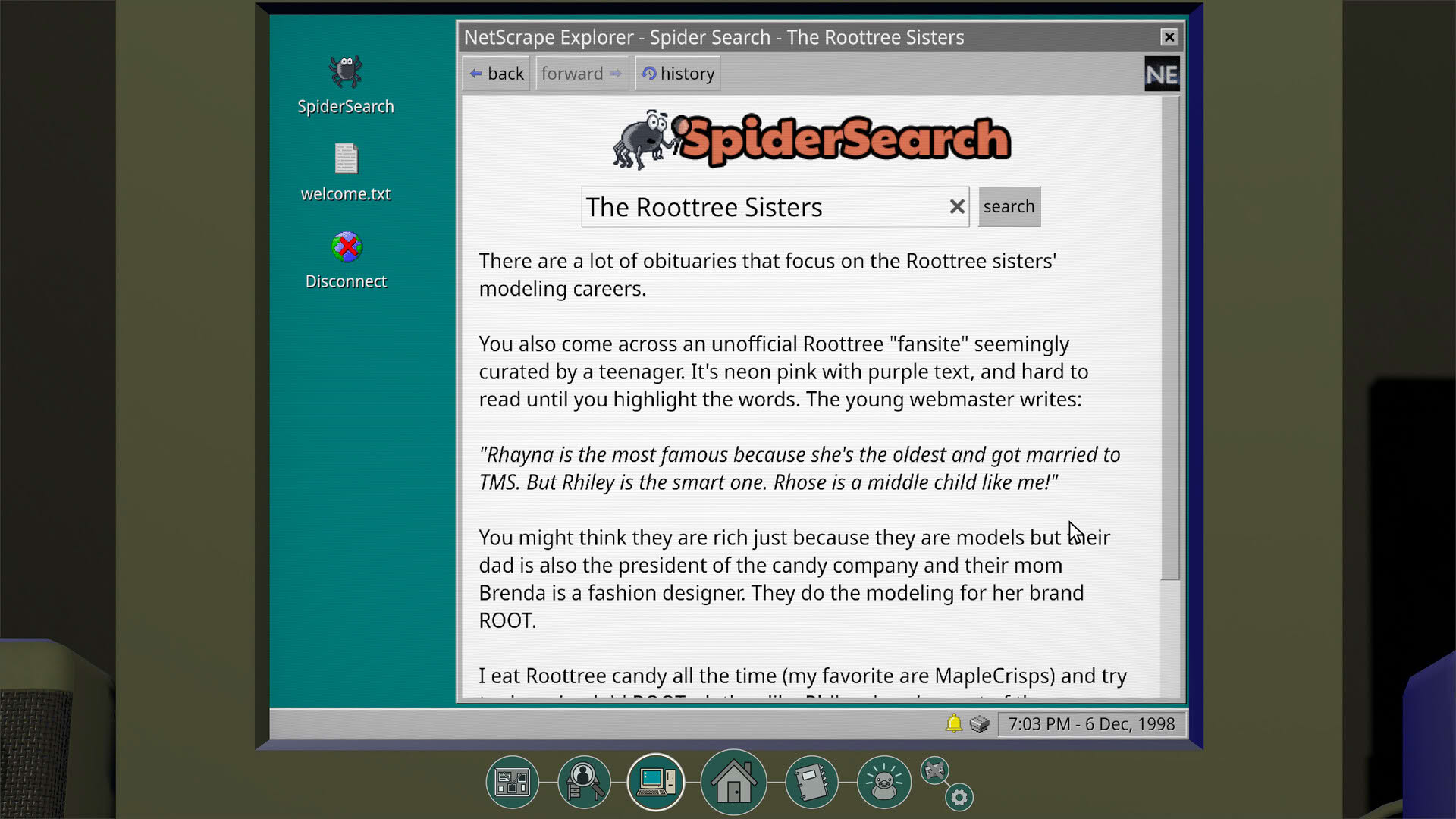 Screenshot for The Roottrees Are Dead