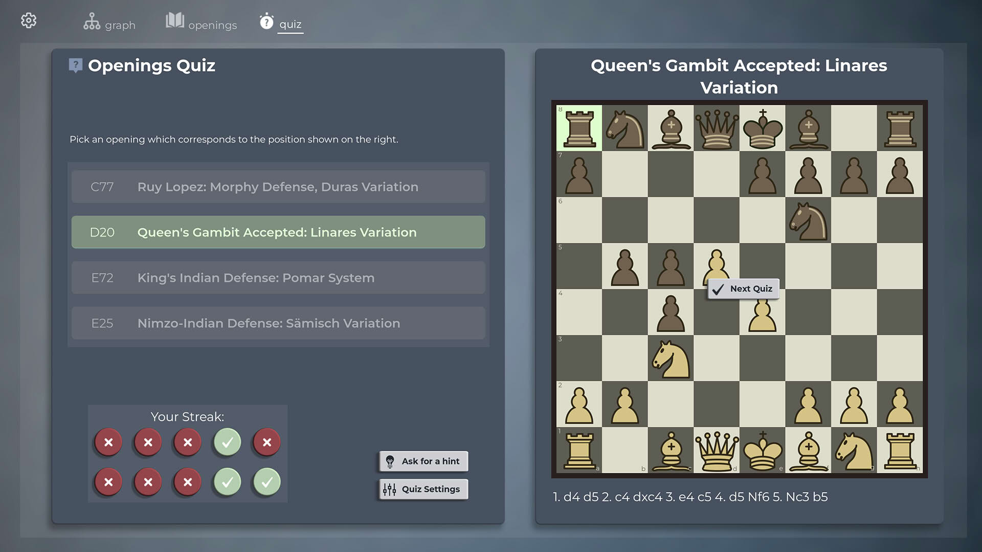 Screenshot for Chess Opening Repertoire Builder