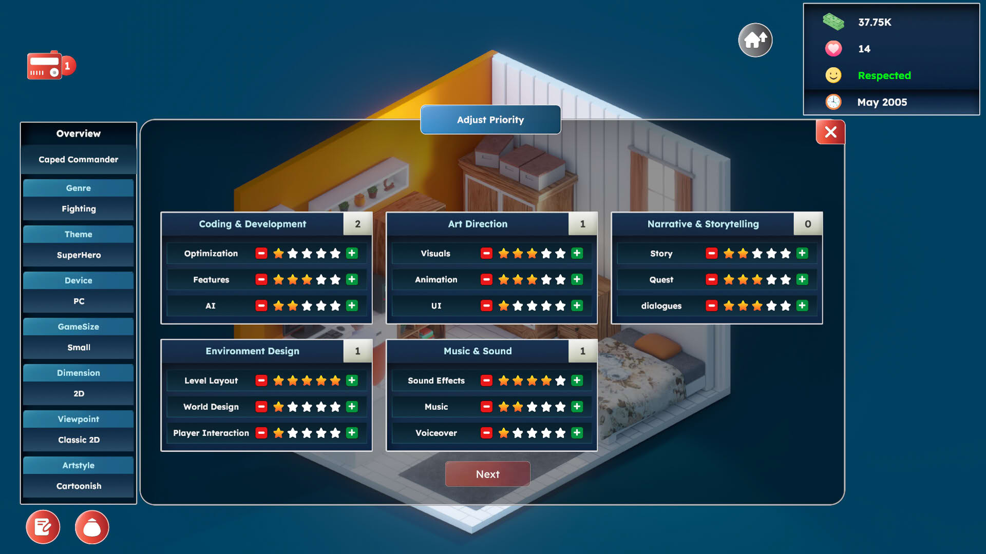 Screenshot for Game Builder Tycoon