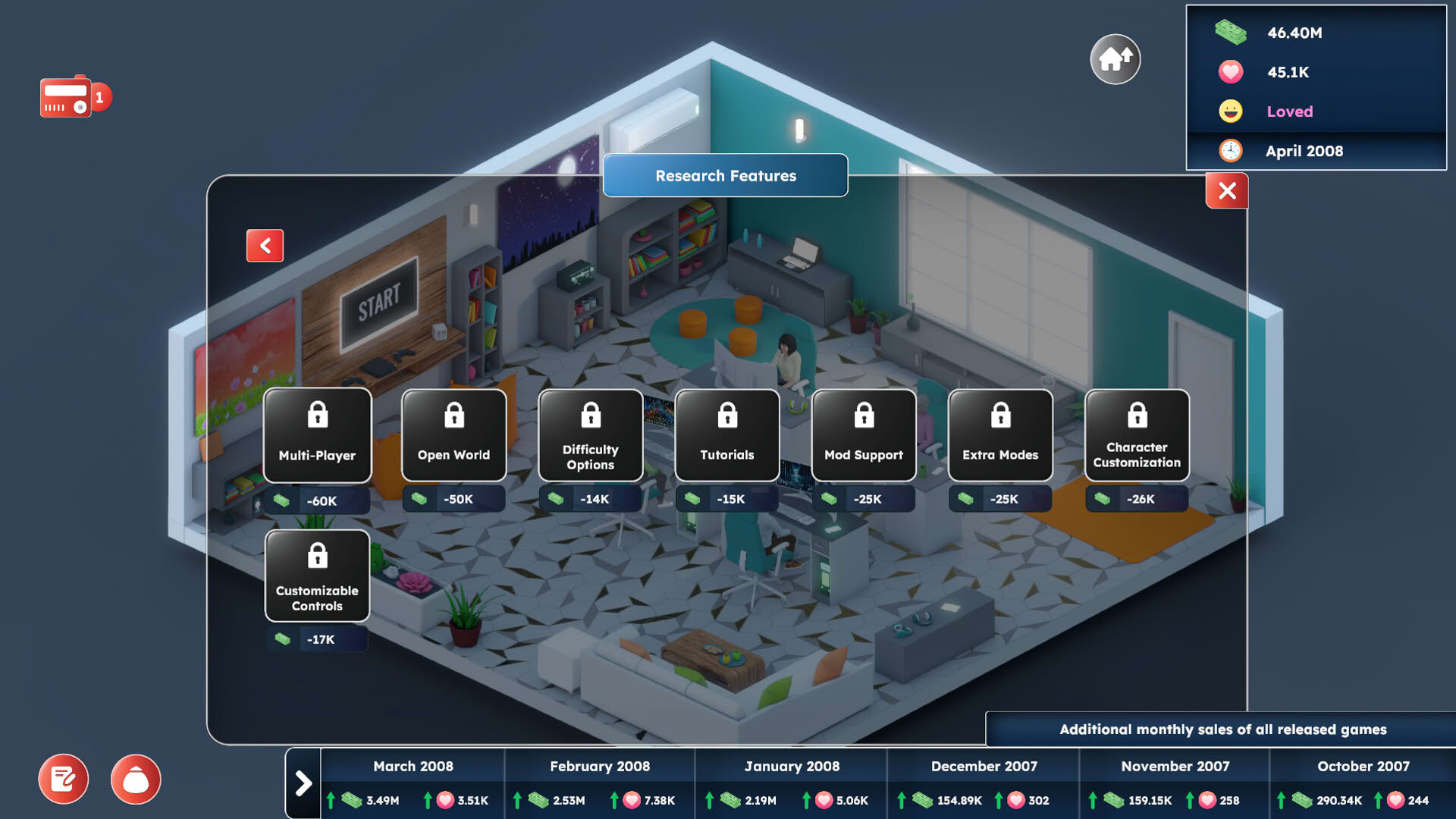 Screenshot for Game Builder Tycoon
