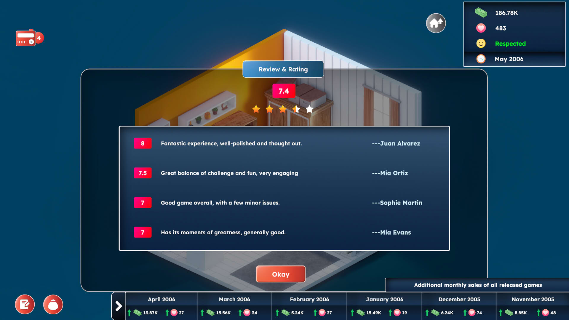 Screenshot for Game Builder Tycoon
