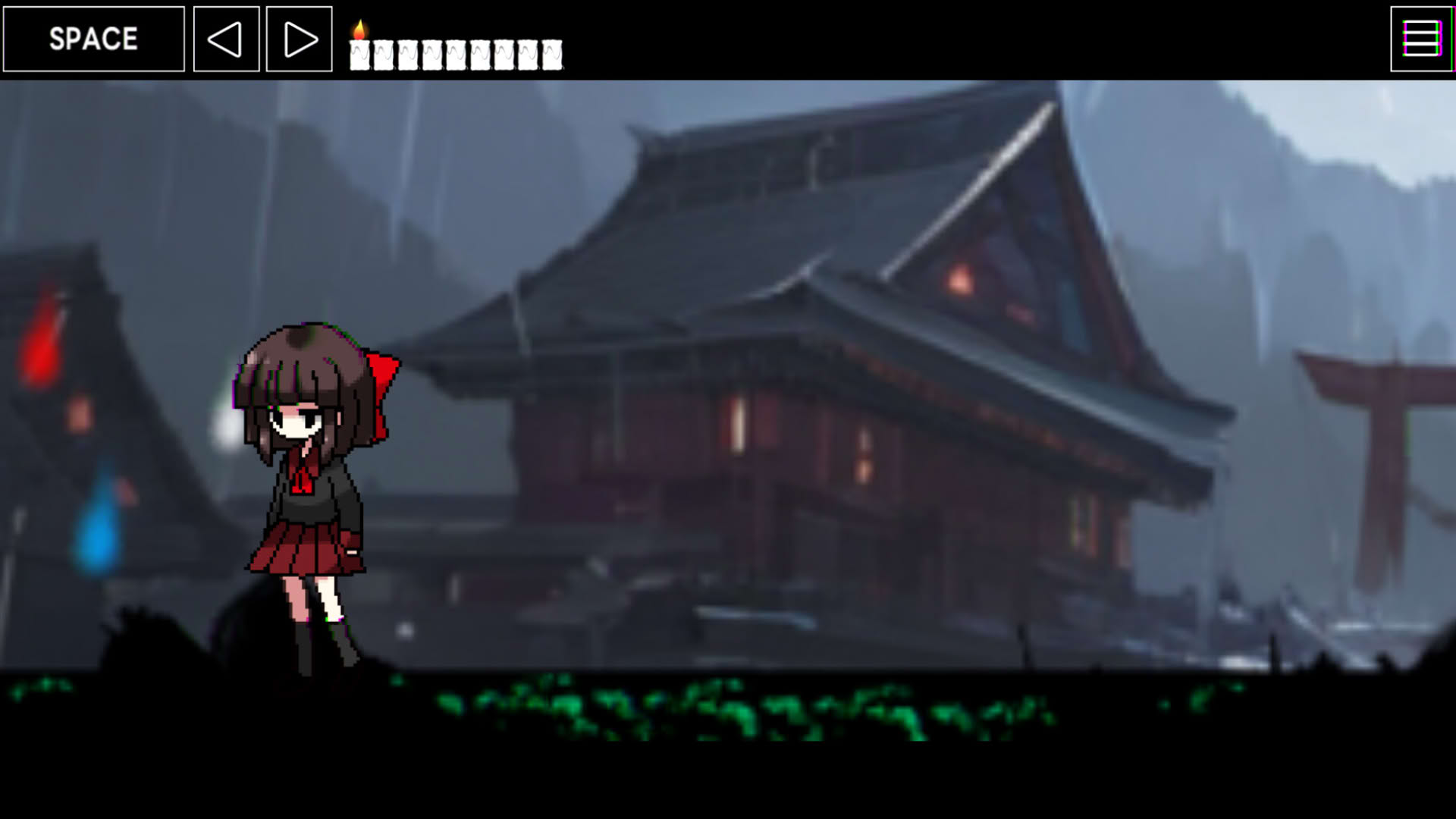 Screenshot for Visiting Shrine at Night