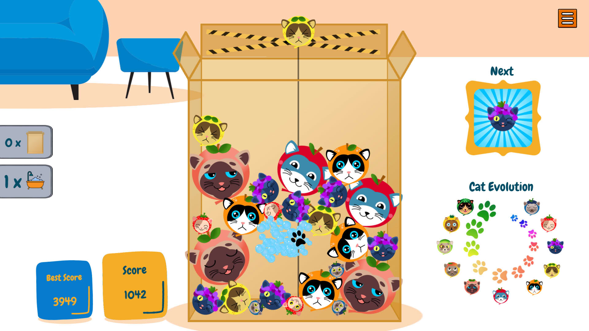 Screenshot for CatMelon: Suika Game
