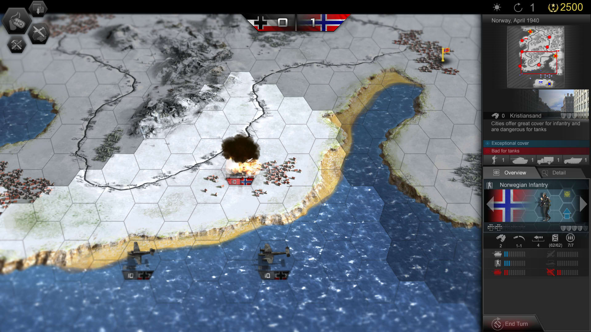 Screenshot for Panzer Tactics HD