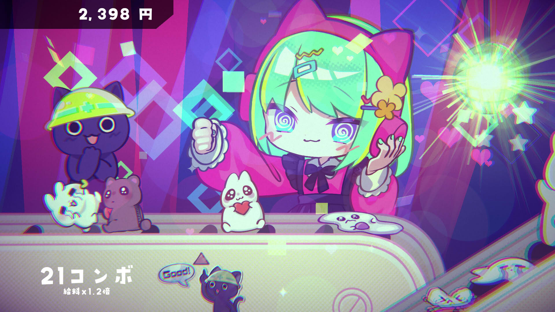 Screenshot for Kimekyawa: Genkai Beat-chan