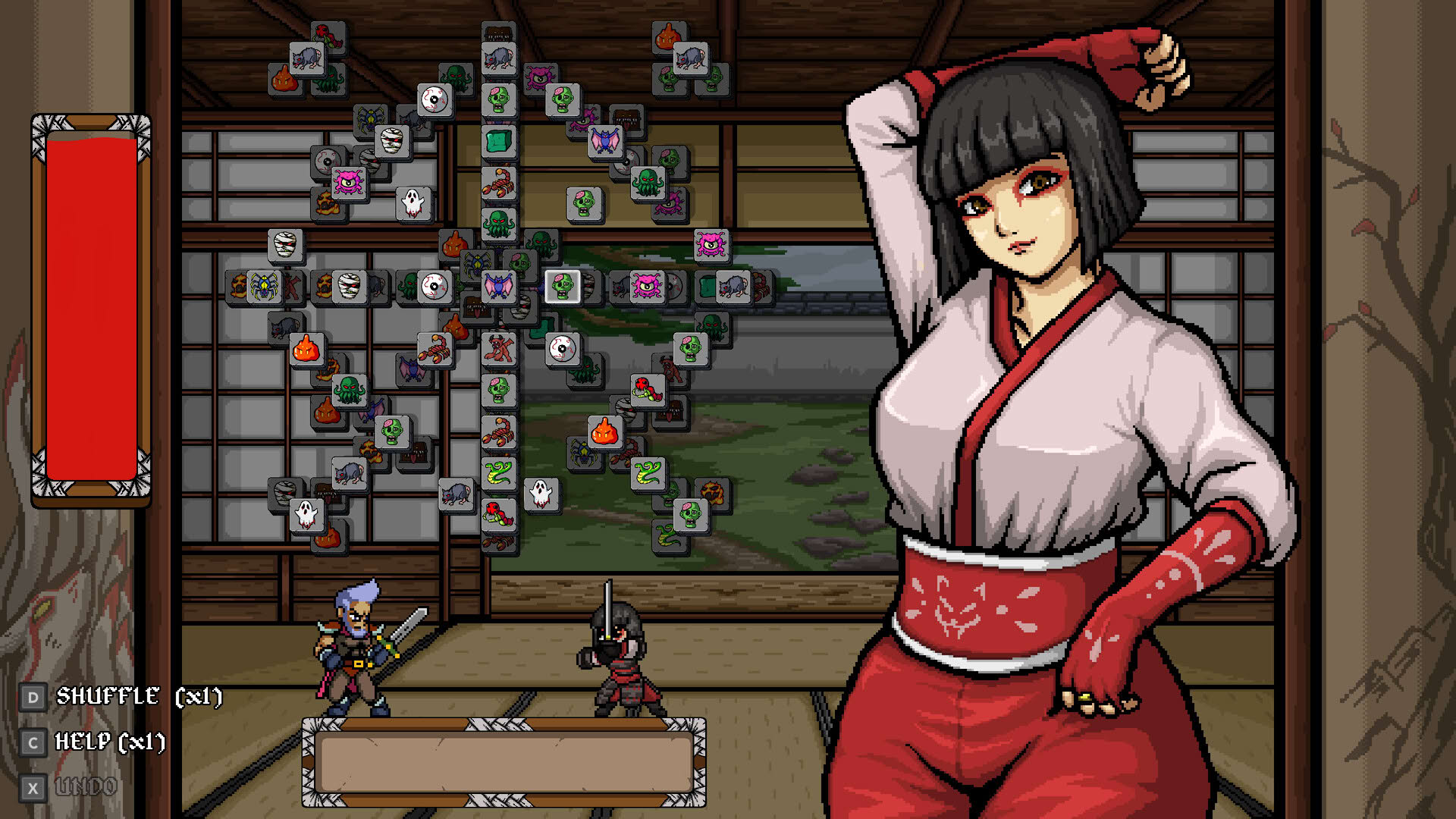Screenshot for Warriors Waifus Mahjong