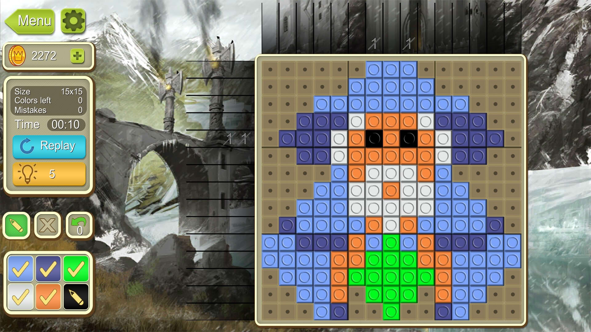 Screenshot for Simple Mosaics: Nonogram Puzzles
