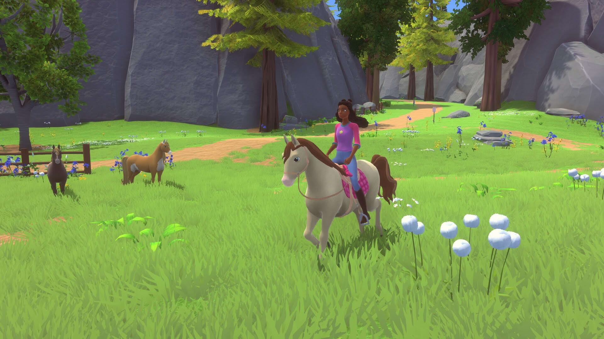 Screenshot for Barbie: Horse Trails