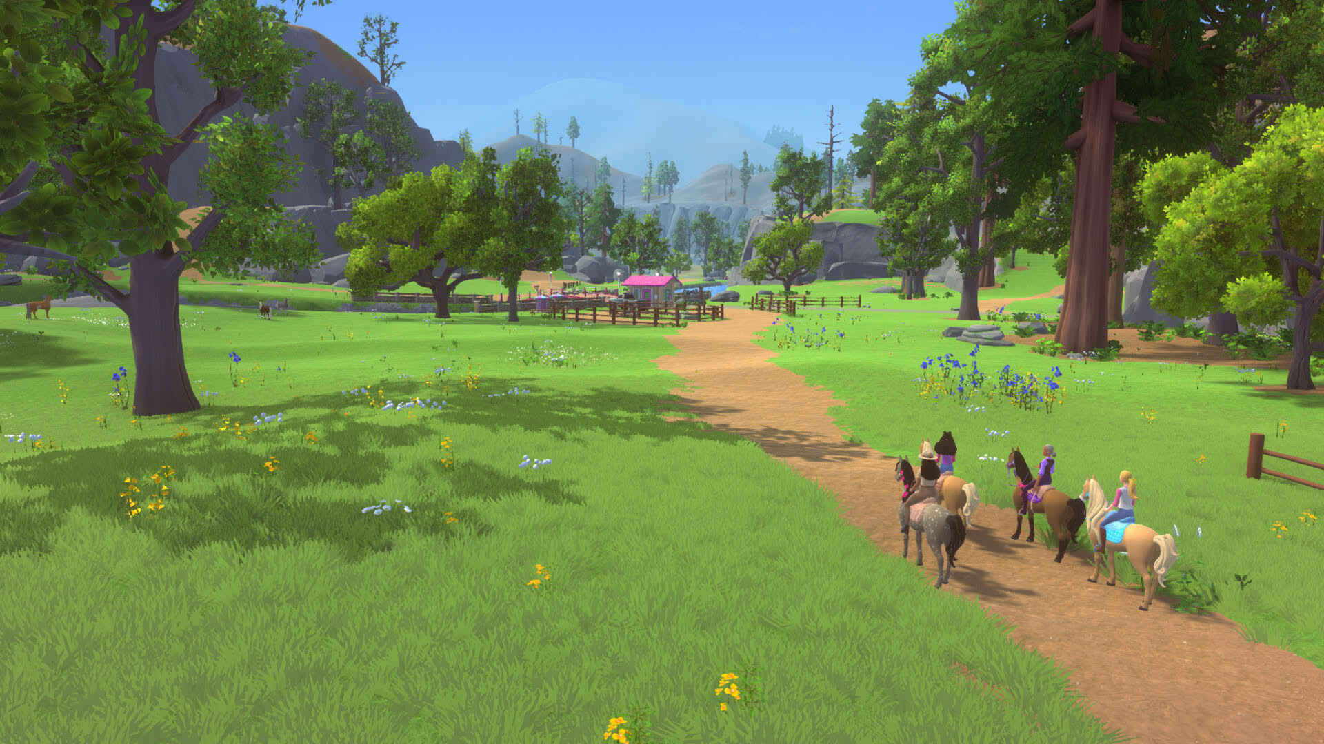 Screenshot for Barbie: Horse Trails