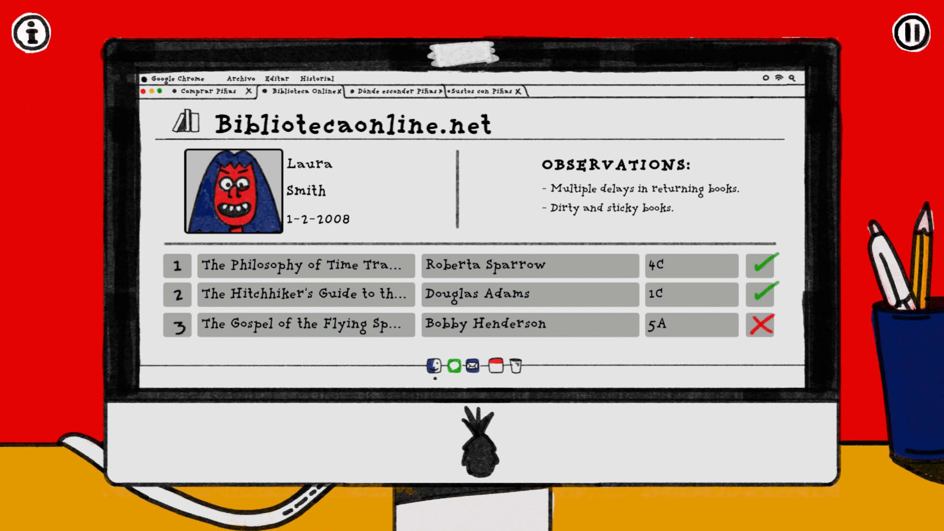 Screenshot for Pineapple: A Bittersweet Revenge