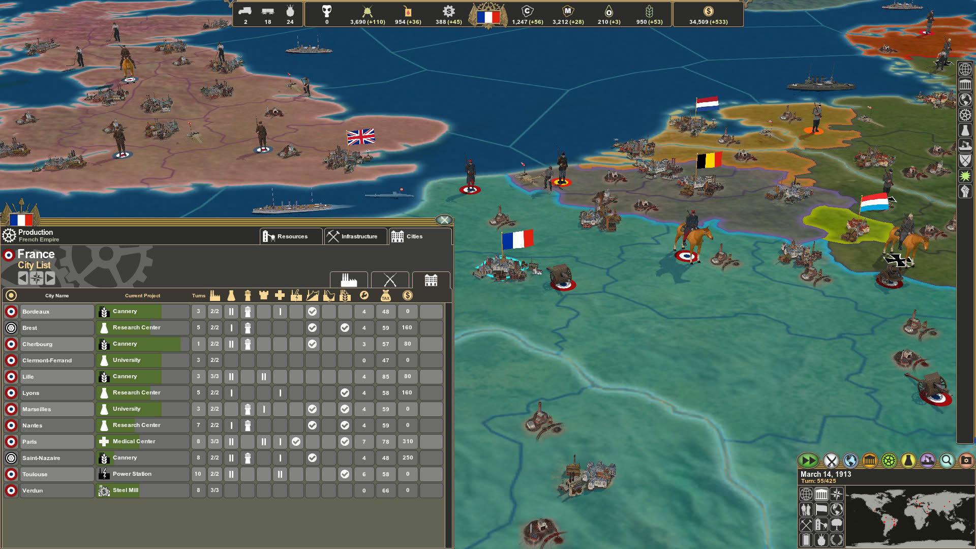 Screenshot for Making History: The Great War