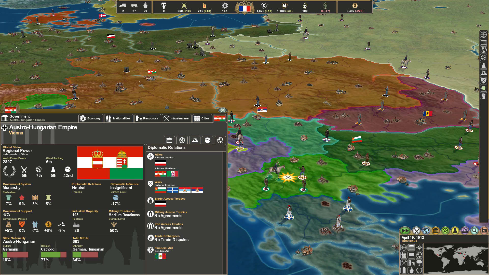 Screenshot for Making History: The Great War