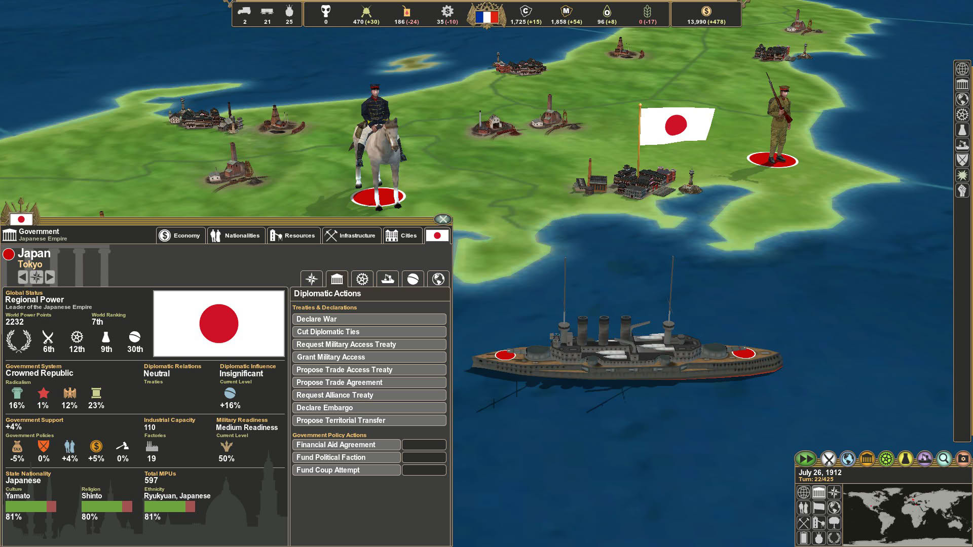Screenshot for Making History: The Great War